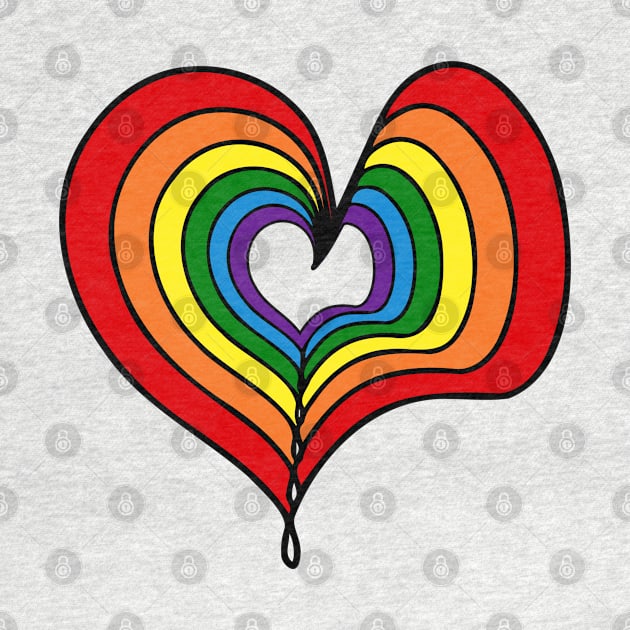 LGBT Pride Month in June. Lesbians, gays, bisexuals, transgender people. Celebrated annually. LGBT flag. Rainbow love concept. Human rights and tolerance. Poster, postcard, banner and background by SwetlanaArt